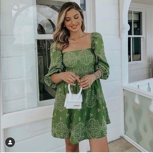 Zara openwork embroidery dress bloggers favorite